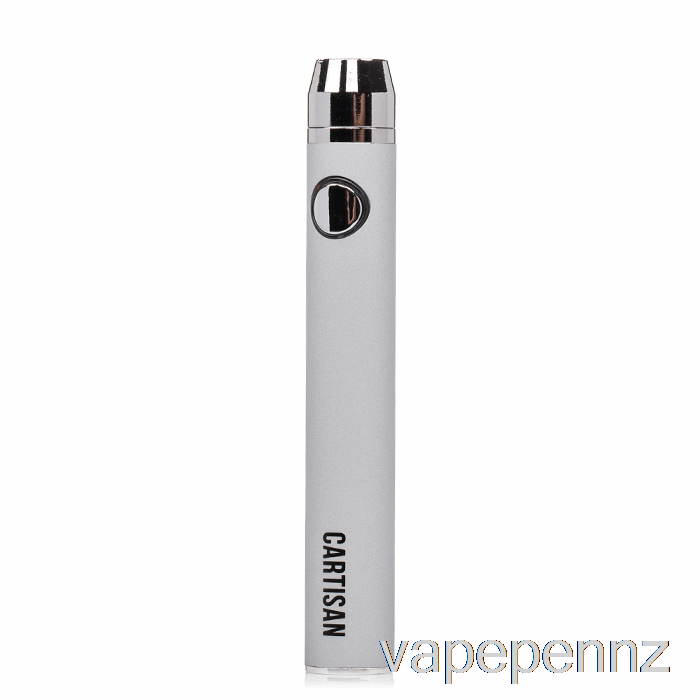 Cartisan Button VV 650 510 Battery Silver VAPE NZ